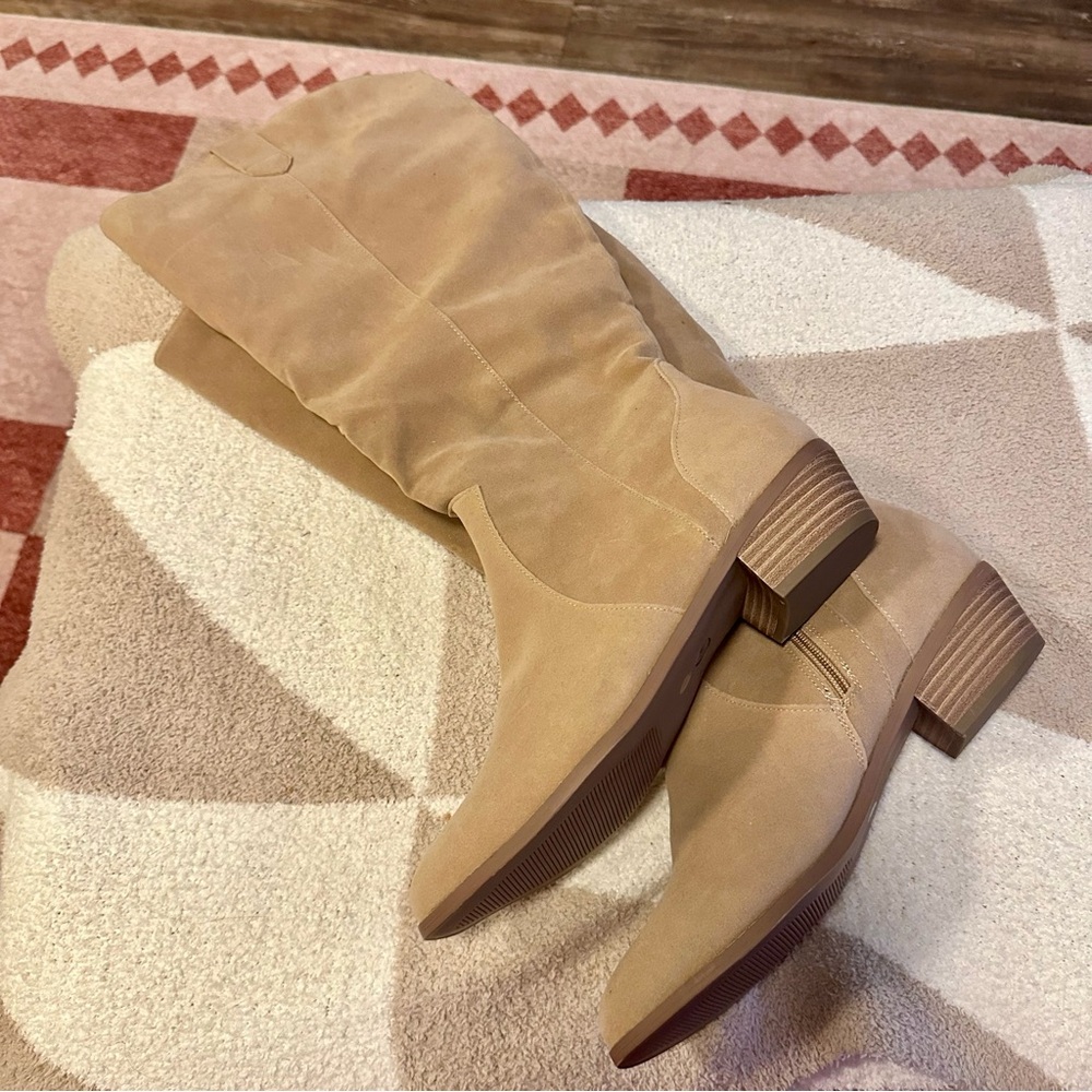 Wide-Calf Knee-High Boots